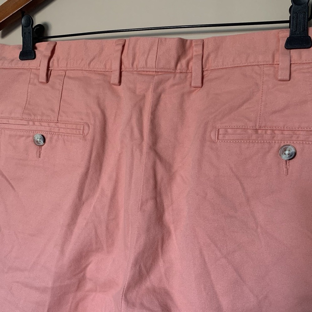 PETER MILLAR Pilot‎ Twill Shorts Chino peachy pink Mens Size 38 NWT - Picture 10 of 14